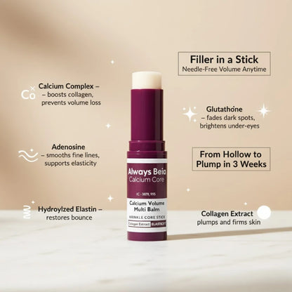 Beia Anti-Aging Calcium Multi Balm Stick for Wrinkles & Volume Loss